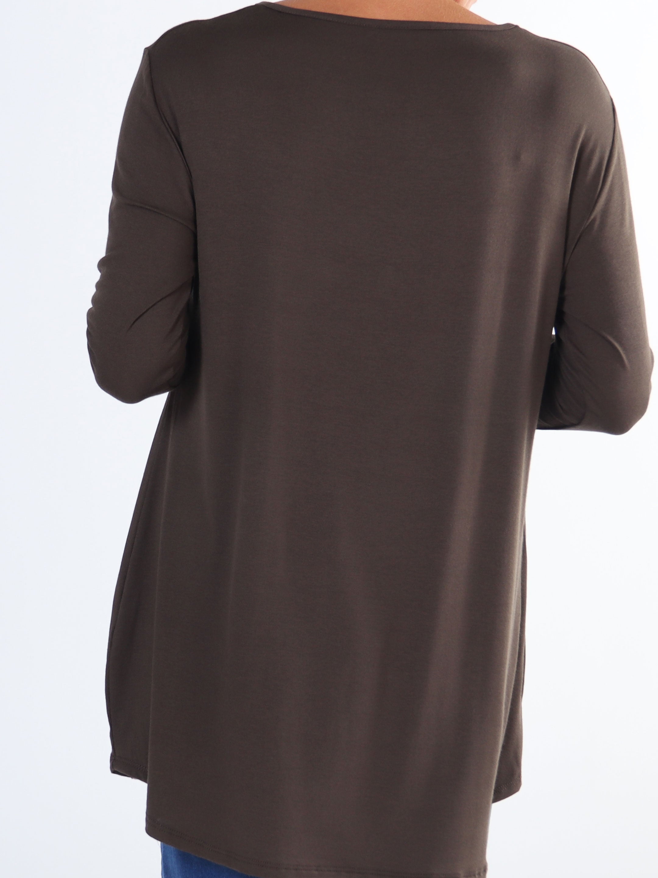 Otine - Langærmet basisbluse